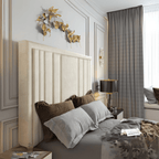 Rayna Panel Lined Tv Bed - UK Beds Direct ltd