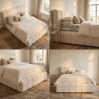 Ultra comfort 2026 Cloud Bed frame by UK Beds Direct ltd, featuring plush upholstery and modern design for stylish bedroom decor.