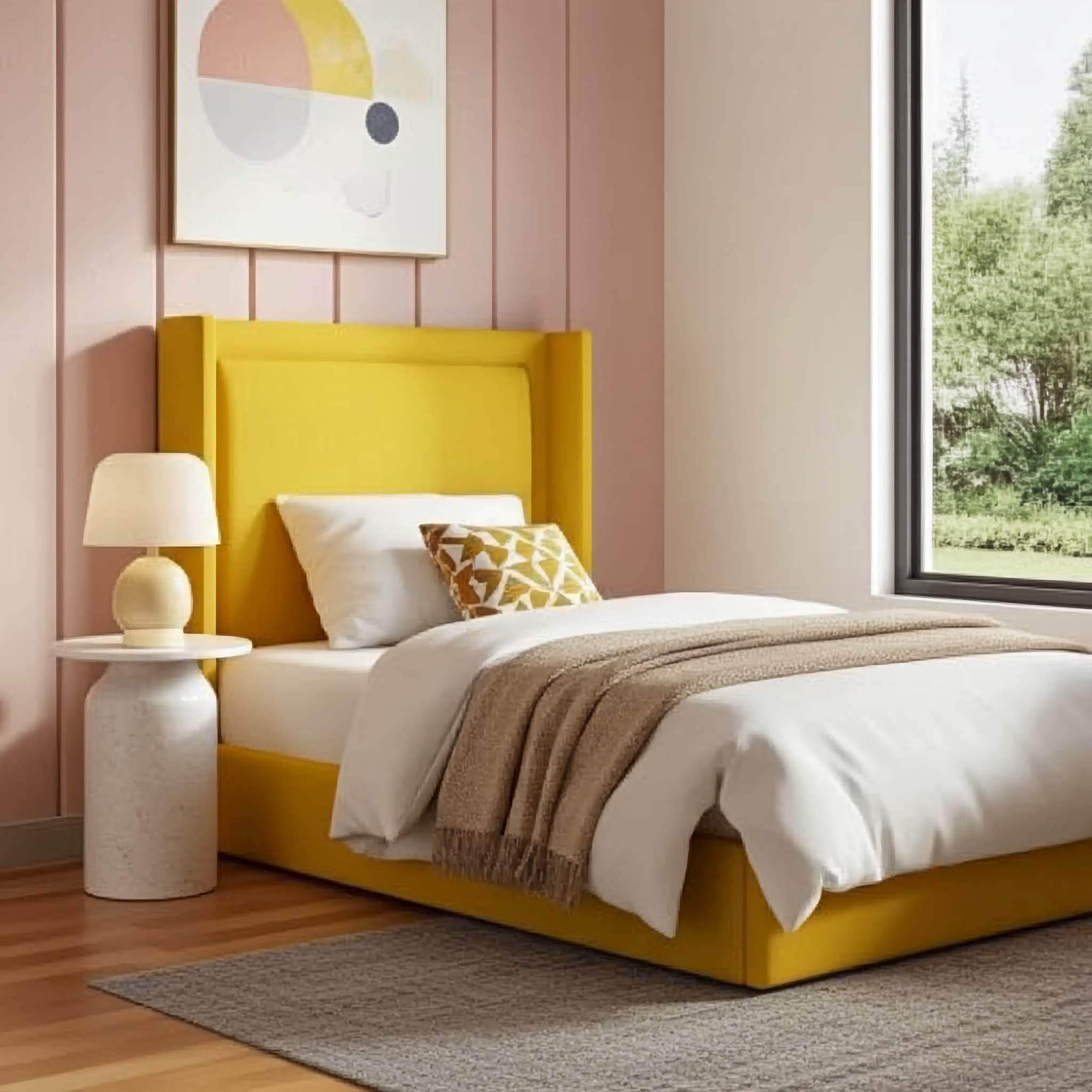 Jorge End Lift Ottoman Bed Frame – Safe, Stylish & Space-Saving - UK Beds Direct ltd