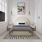 The Little Arc Ottoman Bed Frame: Stylish Storage - UK Beds Direct ltd