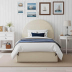 The Little Arc Ottoman Bed Frame: Stylish Storage - UK Beds Direct ltd