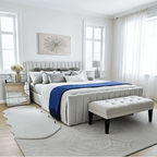 Francis Italian Modern Chesterfield Bed Frame - UK Beds Direct ltd