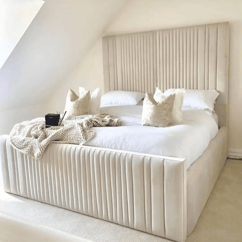 Louis High Base Bed - UK Beds Direct ltd