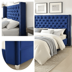 Maiyaa Wingback Bed Frame UK - UK Beds Direct ltd